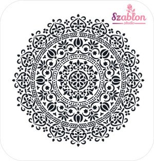 SZABLON MALARSKI wielokrotny / 140x140cm / MANDALA