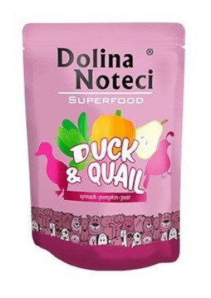 DOLINA NOTECI Superfood Kaczka i przepiórka - mokra karma dla psa - 300 g