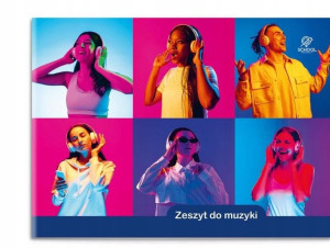 Zeszyt A5 do Muzyki 16 kartkowy 5 linia