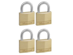4 sztuki kłódek 150EURQNOP 50mm  HS/25mm - 6mm - ten sam klucz MasterLock