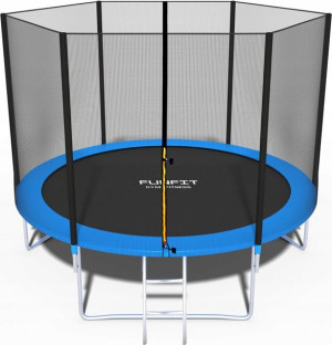 Trampolina Ogrodowa 312cm Z Siatką Drabinka Funfit