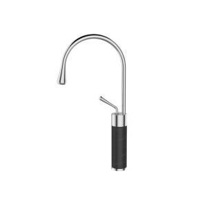 INVENA GABRO bateria umywalkowa wysoka czarna/chrom BU-33-W08