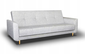 WERSALKA SALMA szara kanapa spanie skandynawski