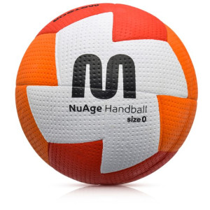 Piłka ręczna Meteor Nuage Mini 0 pomarańczowo-czerwona 10099