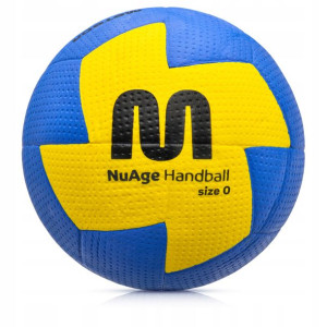 Piłka ręczna Meteor Nuage Mini 0 niebiesko-żółta 10097