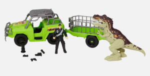 Dinosaur Playset Samochód Do Przewożenia Dinozaura