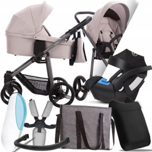Wózek 3w1 Bebetto Vulcano 01 Gr I Cybex Aton 5