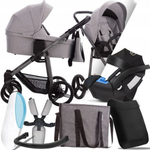 Wózek 3w1 Bebetto Vulcano 02 Gr I Cybex Aton 5