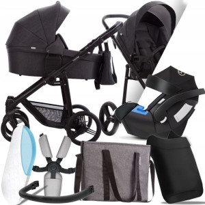 Wózek 3w1 Bebetto Vulcano 04 Cz I Cybex Aton 5