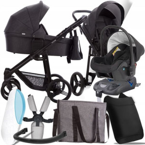 Wózek 4w1 Bebetto Vulcano 04 Cz I Kite + Baza Dock