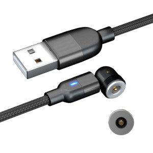 Długi 2m Kabel Magnetyczny Obrotowy 540 1-pin 2a 1-adapter