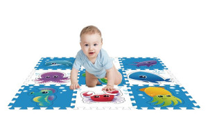 ARTYK 803919 Puzzle piankowe 9 el. Podwodny Świat 30x30 cm