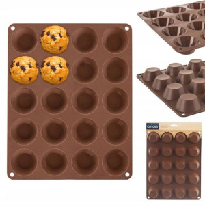 Foremka silikonowa muffinek babeczek ciastek 20szt