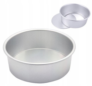 Forma Blacha Aluminiowa Do Ciasta Tortu 24cm H-7,5