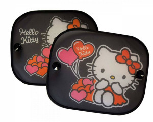 AZ Zasłonki przeciwsłoneczne kwadrat 2 szt HELLO KITTY HKSAA012