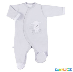 EWA 852625 NEWBORN Pajac szary 56