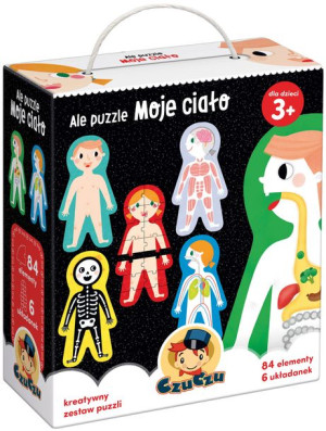 CzuCzu 6278027 Puzzle 84 el. Moje Ciało 3+