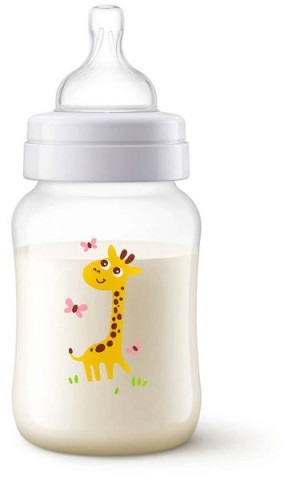 AVENT SCF821/12 Butelka antykolkowa 260 ml żyrafa