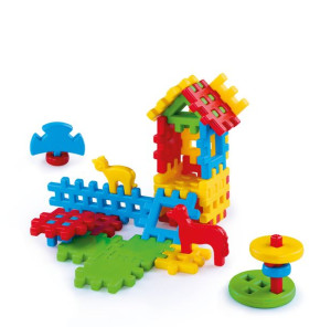 MARIOINEX 900987 Klocki worek 31 el. Mały Domek