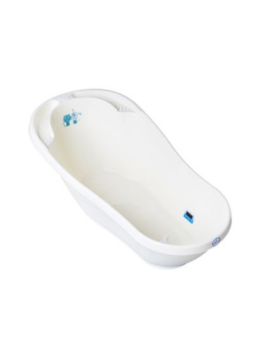 TEGA PK-011-102 Wanna dziecięca 92 cm PIES I KOT z odpływem żółty