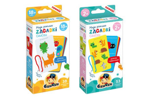 CzuCzu 6477703 Książeczka edukacyjna Pierwsze Zagadki 18+