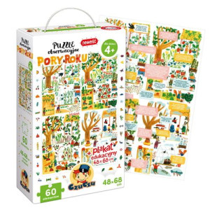 CzuCzu 6607582 Puzzle obserwacyjne Pory Roku