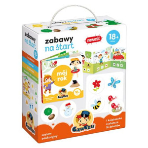 CzuCzu 6607578 Książeczka edukacyjna Zabawy na start. Mój rok