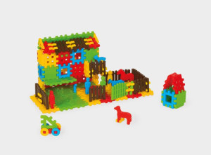 MARIOINEX 900970 Klocki worek 120 el. Gospodarstwo Domowe