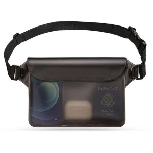 Wodoodporna saszetka etui Universal Waterproof Pouch Grey/Clear