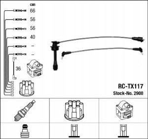Ngk Przewód Zapłonowy Rc-tx117
