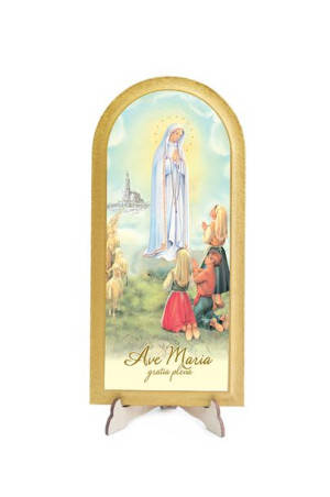 Obraz półokrągły (M) - Matka Boża Fatimska
