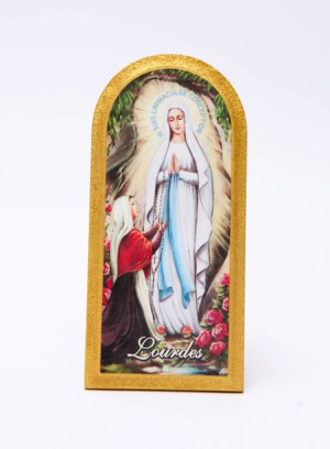 Obraz półokrągły (M) - Matka Boża Lourdes