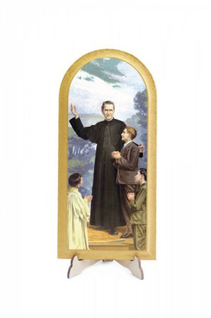 Obraz półokrągły (M) - Święty Jan Bosko