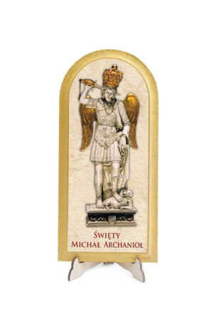 Obraz półokrągły (M) - Święty Michał Archanioł