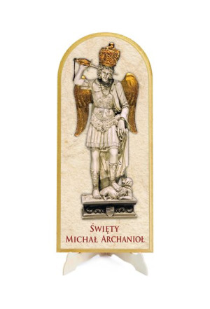 Obraz półokrągły (Ś) - Święty Michał Archanioł