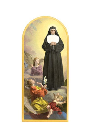 Obraz półokrągły (D) - Święta Maria Dominika Mazzarello