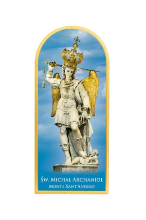 Obraz półokrągły (D) - Święty Michał Archanioł