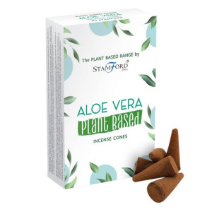 Kadzidełka Stożkowe Roślinne Stamford - Aloe Vera 15 sztuk
