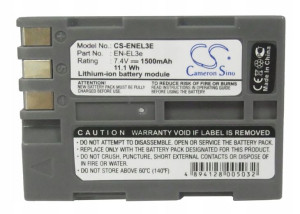 Akumulator Bateria typu EN-EL3a / EN-EL3 / EN-EL3e do Nikon / CS-ENEL3E