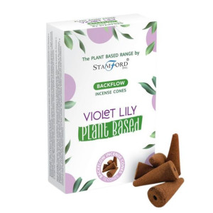 Kadzidełka Roślinne Backflow Stamford - Violet Lily (Fiołkowa Lilia) 12 szt
