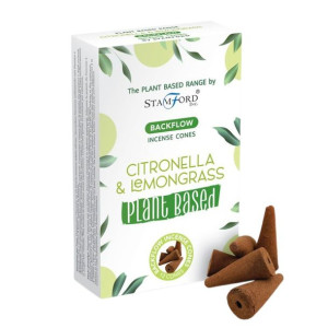 Kadzidełka Roślinne Backflow Stamford  - Citronella & Lemongrass 12 sztuk