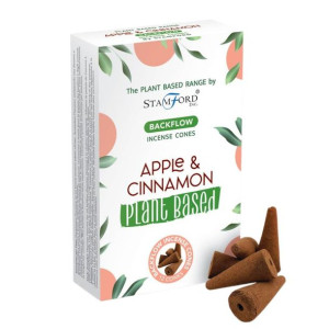Kadzidełka Roślinne Backflow Stamford  - Apple & Cinnamon 12 sztuk