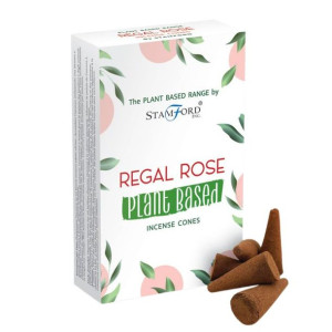 Kadzidełka Stożkowe Roślinne Stamford - Regal Rose (różane) 15 sztuk