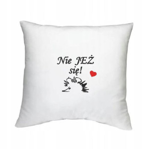 Poszewka na poduszke HUMOR nie JEŻ się zabawna