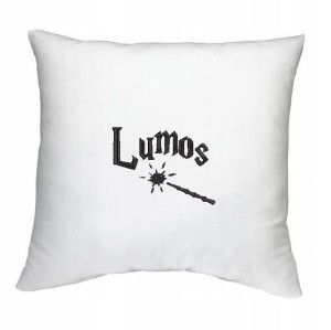 Poszewka 40x40 Lumos Zaklęcia Harry Potter HOGWART
