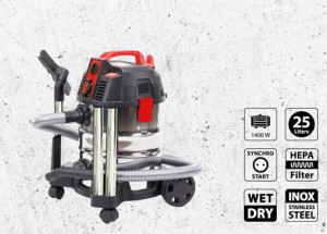 Nac Odkurzacz Przemysłowy 25l 1400w Vc140s-25-kl