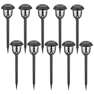 Lampa Solarna Ogrodowa Wbijana - Zestaw 10 Sztuk