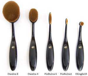 Rio Beauty Zestaw Pędzli Szczotek Do Makijażu Brom