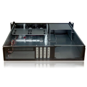 Techly Kompaktowa Obudowa Pc Atx Rackowa 19 Cali 2u Czarna I-case Ipc-240l