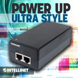 Intellinet Adapter Zasilacz Ultra Poe+ 60w 1x Giga